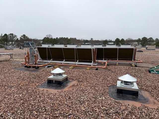 process chillers with copper piping